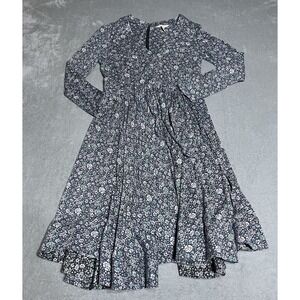 Rebecca Taylor Dress Womens‎ 4 Long Sleeve Lavish Garden Floral Wool Blend